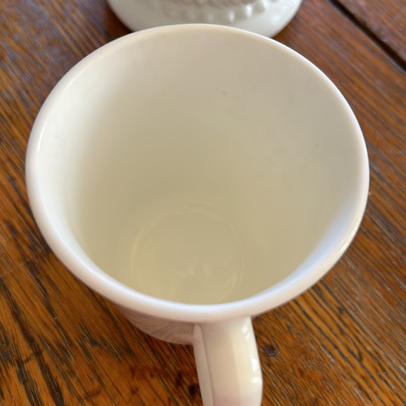 CORNING USA Vintage Winter Frost White Coffee Cup - Picture 5 of 6